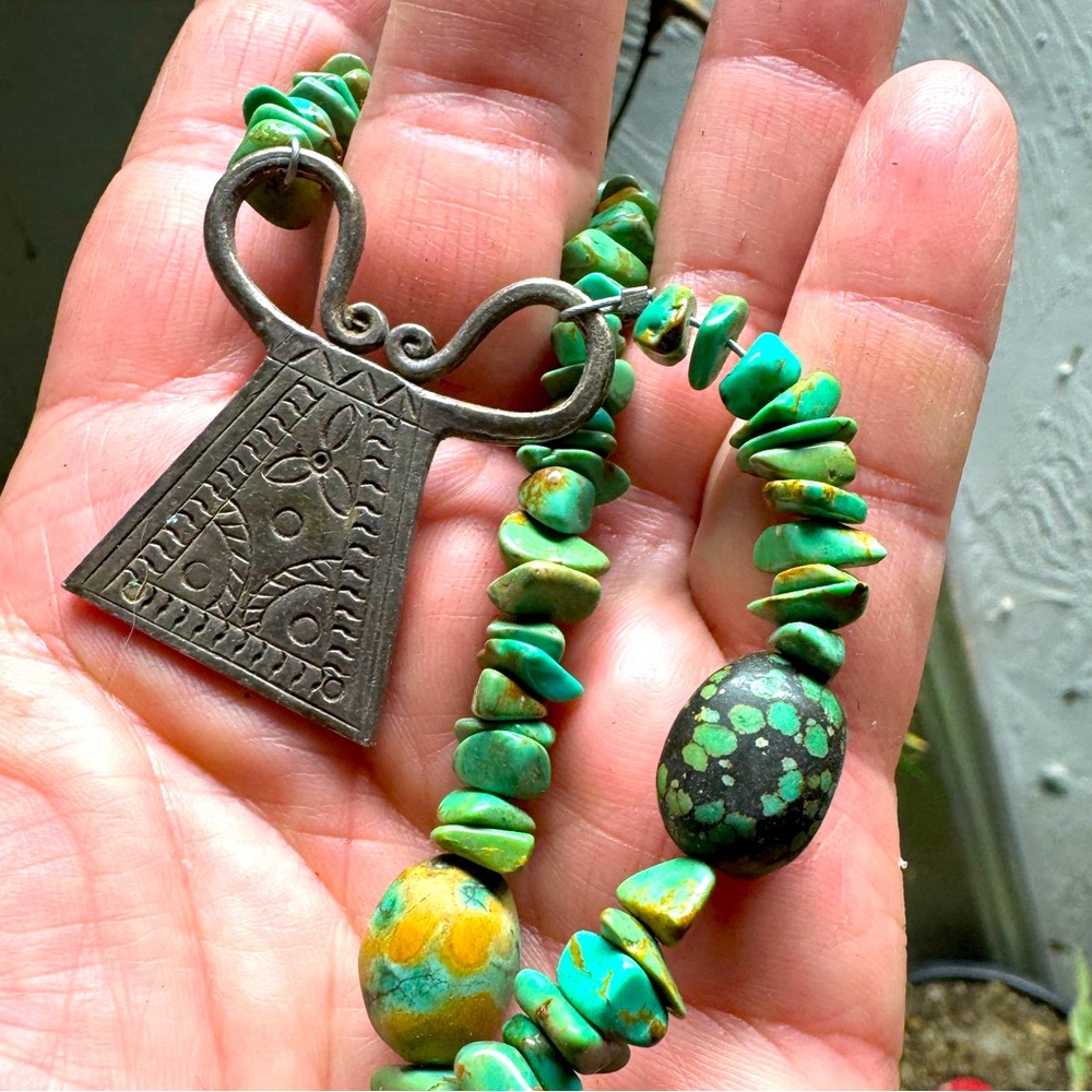 Old Hill Tribe Hmong high grade silver spirit lock Thailand Hmong Spirit Lock